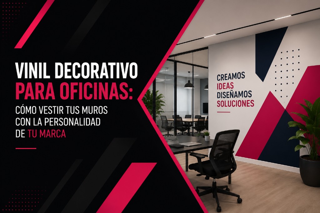 Vinil decorativo para oficinas: cómo vestir tus muros con la personalidad de tu marca